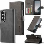 For Samsung Galaxy Z Fold7 5G LC.IMEEKE Calf Texture Leather Phone Case(Grey)