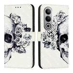 For OnePlus Nord CE4 3D Painting Horizontal Flip Leather Phone Case(Skull)