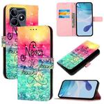 For Realme Note 50 / C51 / C53 / Narzo N53 3D Painting Horizontal Flip Leather Phone Case(Chasing Dreams)