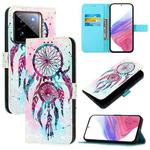 For Realme GT7 Pro 5G 3D Painting Horizontal Flip Leather Phone Case(Color Drop Wind Chimes)