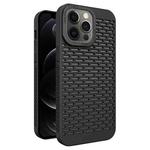 For iPhone 12 Pro Hollow Heat Dissipation TPU Phone Case(Black)