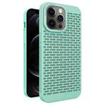 For iPhone 12 Pro Hollow Heat Dissipation TPU Phone Case(Green)