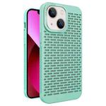 For iPhone 13 Hollow Heat Dissipation TPU Phone Case(Green)