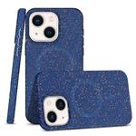 For iPhone 13 Colorful Frosted Magsafe PC Hybrid TPU Phone Case(Blue)