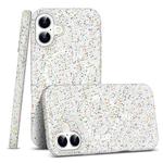 For iPhone 16 Plus Colorful Frosted Magsafe PC Hybrid TPU Phone Case(White)