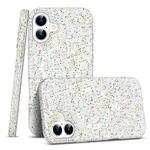 For iPhone 16 Colorful Frosted Magsafe PC Hybrid TPU Phone Case(White)