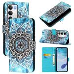 For Realme C71 4G Global Colored Drawing Pattern Plain Weave Leather Phone Case(Undersea Mandala)