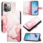 For OPPO A5 Pro 5G Global PT003 Marble Pattern Flip Leather Phone Case(Rose Gold)
