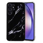 For Samsung Galaxy S24 Ultra 5G IMD Marble Pattern TPU Phone Case(Black)