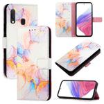 For Samsung Galaxy A20e / A10e PT003 Marble Pattern Flip Leather Phone Case(Galaxy Marble White)