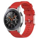 For Samsung Galaxy Watch3 45mm / Galaxy Watch 46mm 22mm Dot Texture Watch Band(Red)