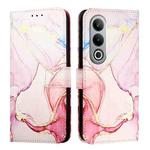 For OnePlus Nord CE4 PT003 Marble Pattern Flip Leather Phone Case(Rose Gold)