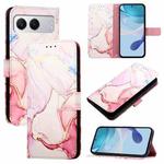 For OnePlus Nord 4 5G PT003 Marble Pattern Flip Leather Phone Case(Rose Gold)