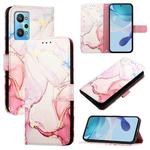 For Realme GT Neo 3T PT003 Marble Pattern Flip Leather Phone Case(Rose Gold)