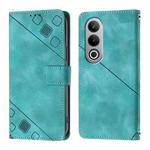 For OnePlus Nord CE4 Skin-feel Embossed Leather Phone Case(Green)