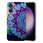 For Xiaomi Redmi 13C 4G Colored Drawing Pattern TPU Phone Case(Half-flower)