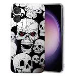 For Xiaomi Redmi 13C 4G Colored Drawing Pattern TPU Phone Case(Skull)