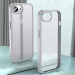 For iPhone SE 2024 Armor Clear TPU Hard PC Phone Case(Grey)