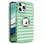For iPhone 11 Pro Hollow Heat Dissipation MagSafe Magnetic PC Phone Case(Green)
