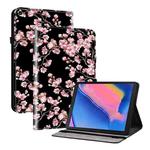 For Samsung Galaxy Tab A 8.0 2019 Crystal Texture Painted Leather Tablet Case(Plum Bossom)