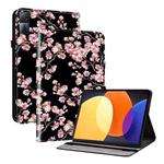 For Xiaomi Redmi Pad 10.61 Crystal Texture Painted Leather Tablet Case(Plum Bossom)