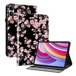 For Xiaomi Redmi Pad Pro 12.1 Crystal Texture Painted Leather Tablet Case(Plum Bossom)