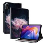 For Xiaomi Redmi Pad 2 11 inch Crystal Texture Painted Leather Tablet Case(Purple Peony)