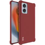 For Motorola Edge 50 Fusion 5G imak Shockproof Airbag TPU Phone Case(Matte Red)