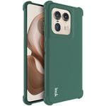 For Motorola Edge 50 Ultra 5G imak Shockproof Airbag TPU Phone Case(Matte Green)
