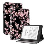 For Amazon Kindle Paperwhite5 Crystal Texture Painted Leather Tablet Case(Plum Bossom)
