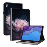 For Lenovo Tab M10 HD Gen2 Crystal Texture Painted Leather Tablet Case(Purple Peony)