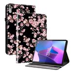 For Lenovo Tab P11 Gen 2 11.5 Crystal Texture Painted Leather Tablet Case(Plum Bossom)