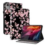 For Lenovo Idea Tab 11 / Xiaoxin Pad 2025 Crystal Texture Painted Leather Tablet Case(Plum Bossom)