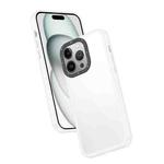 For iPhone 13 Pro Frame Two Color Lens Ring TPU Phone Case(Transparent)