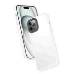 For iPhone 11 Pro Frame Two Color Lens Ring TPU Phone Case(Transparent)