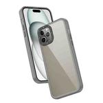 For iPhone 11 Pro Frame Two Color Lens Ring TPU Phone Case(Black)