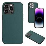 For iPhone 15 Pro R20 Leather Pattern Phone Single Case(Green)