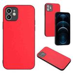 For iPhone 12 R20 Leather Pattern Phone Single Case(Red)