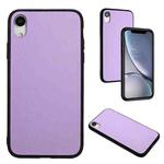 For iPhone XR R20 Leather Pattern Phone Single Case(Purple)