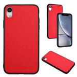 For iPhone XR R20 Leather Pattern Phone Single Case(Red)