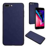 For iPhone 8 Plus / 7 Plus R20 Leather Pattern Phone Single Case(Blue)