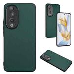 For Honor 90 R20 Leather Pattern Phone Single Case(Green)