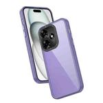 For Infinix Hot 30 Frame Two Color Lens Ring TPU Phone Case(Purple)