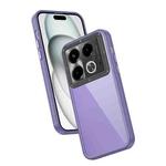 For Infinix Note 40 Frame Two Color Lens Ring TPU Phone Case(Purple)