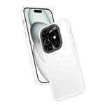 For Infinix Hot 40i / Smart 8 Frame Two Color Lens Ring TPU Phone Case(Transparent)