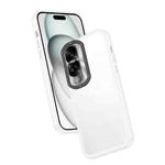 For Honor 90 Lite Frame Two Color Lens Ring TPU Phone Case(Transparent)