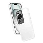 For Huawei P60 Frame Two Color Lens Ring TPU Phone Case(Transparent)