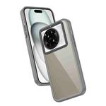 For Tecno Spark 20 Pro+ Frame Two Color Lens Ring TPU Phone Case(Black)