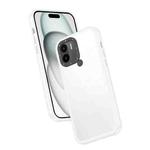 For Xiaomi Redmi A1+ Frame Two Color Lens Ring TPU Phone Case(Transparent)