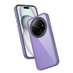 For Xiaomi Redmi A3 Frame Two Color Lens Ring TPU Phone Case(Purple)